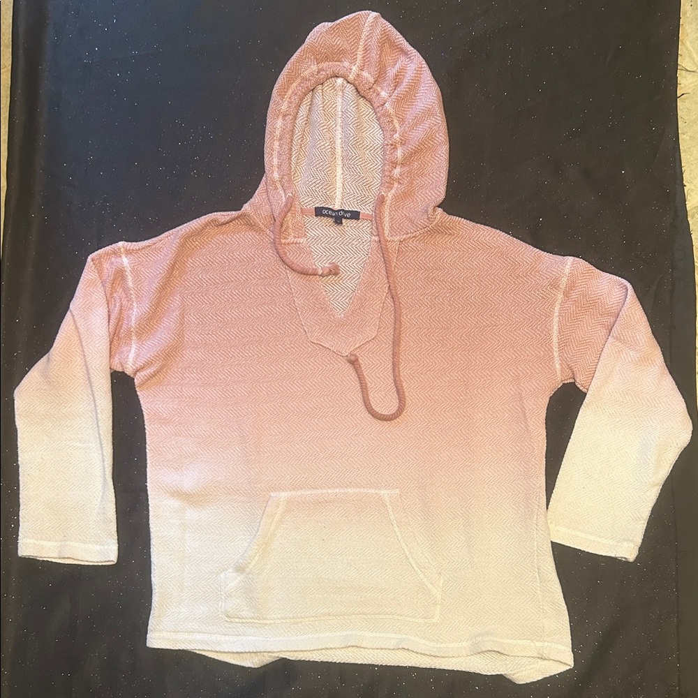 Roxy Pink Ombre Baja Hooded